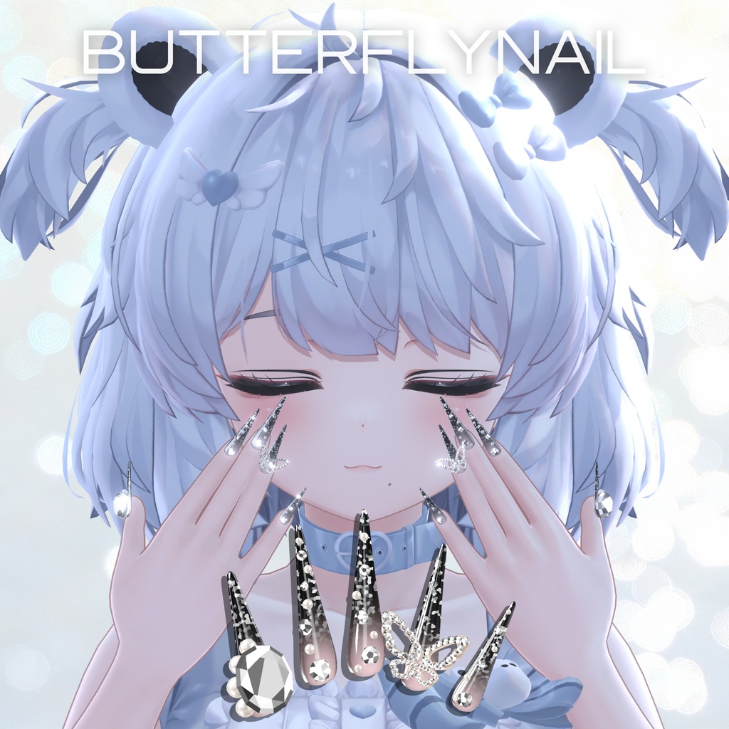 【2/7までSALE】クマリちゃん対応6種類ネイルチップセット