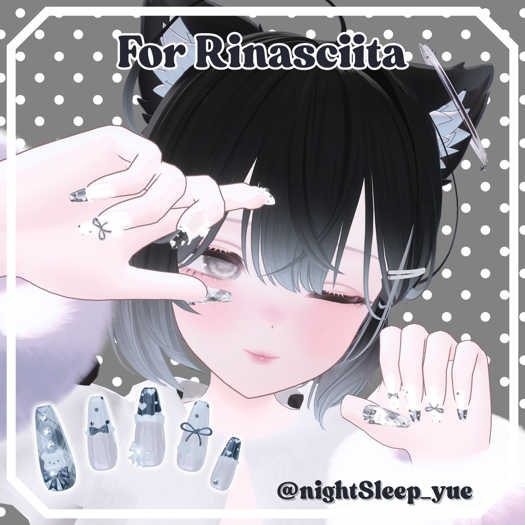 3/16までSALE🎀27アバター対応 KUMALY OMAKENAIL