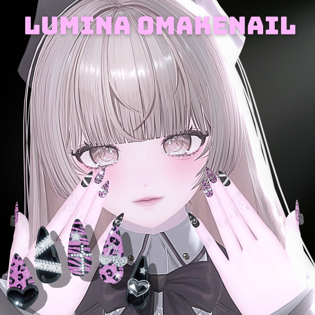 【お知らせ】ルミナちゃん6種類ネイルチップセットにおまけネイル追加させていただきました！