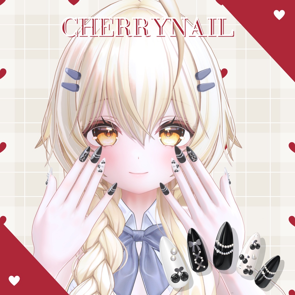 【4/8までSALE】まよちゃん6種類ネイルチップセット【MA対応ネイルチップ】