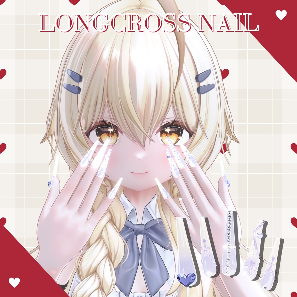 【4/8までSALE】まよちゃん6種類ネイルチップセット【MA対応ネイルチップ】