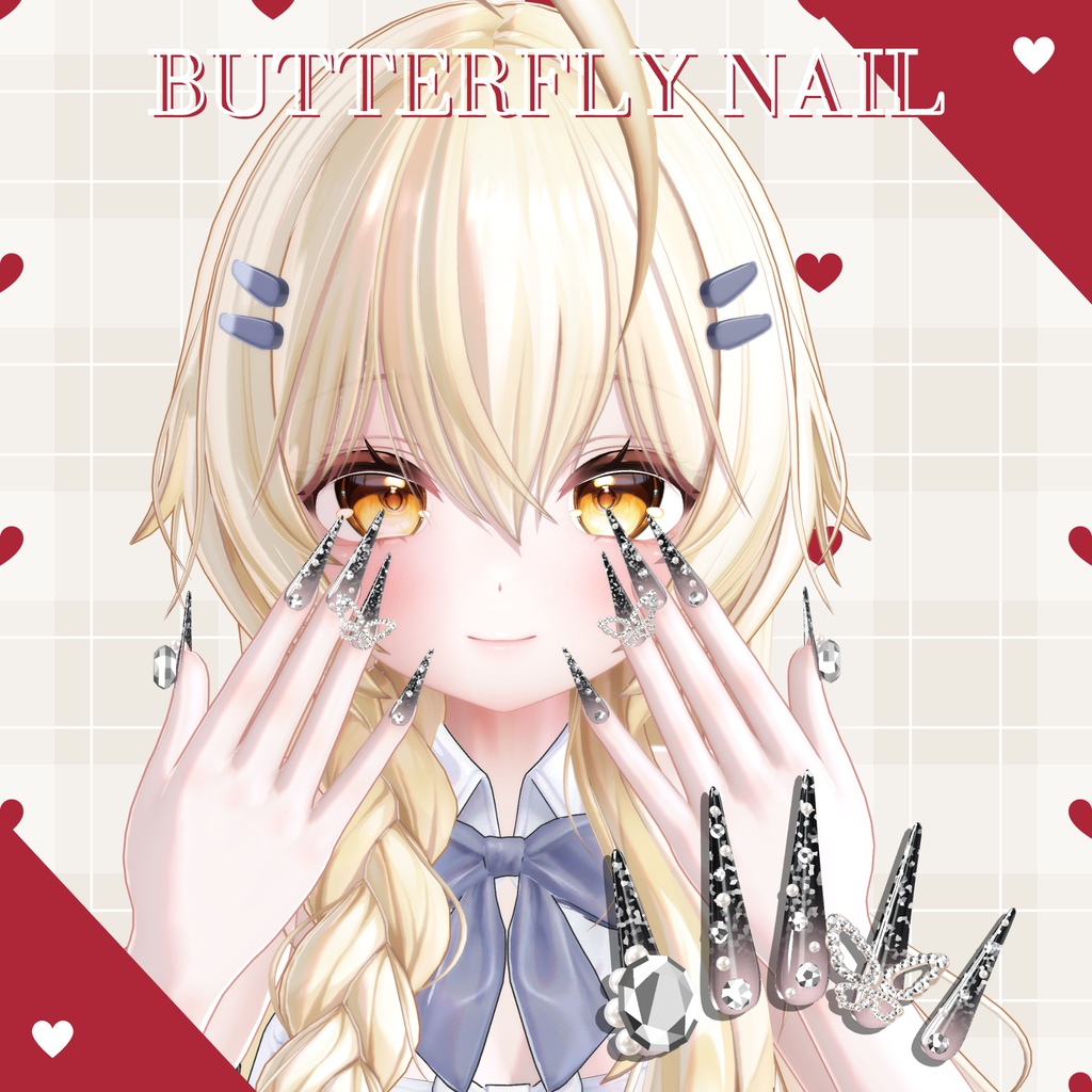 【4/8までSALE】まよちゃん6種類ネイルチップセット【MA対応ネイルチップ】