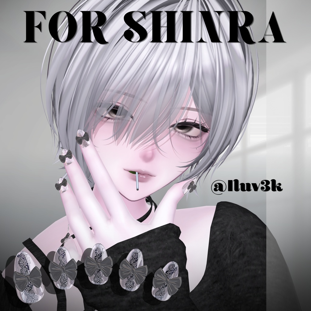 【4/20までSALE🎀】29アバター対応SheerLaceNail