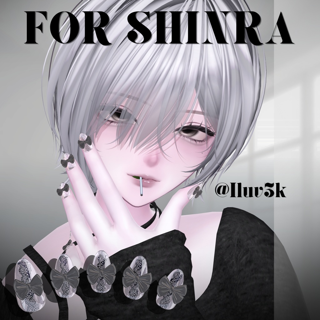 【4/20までSALE🎀】29アバター対応SheerLaceNail