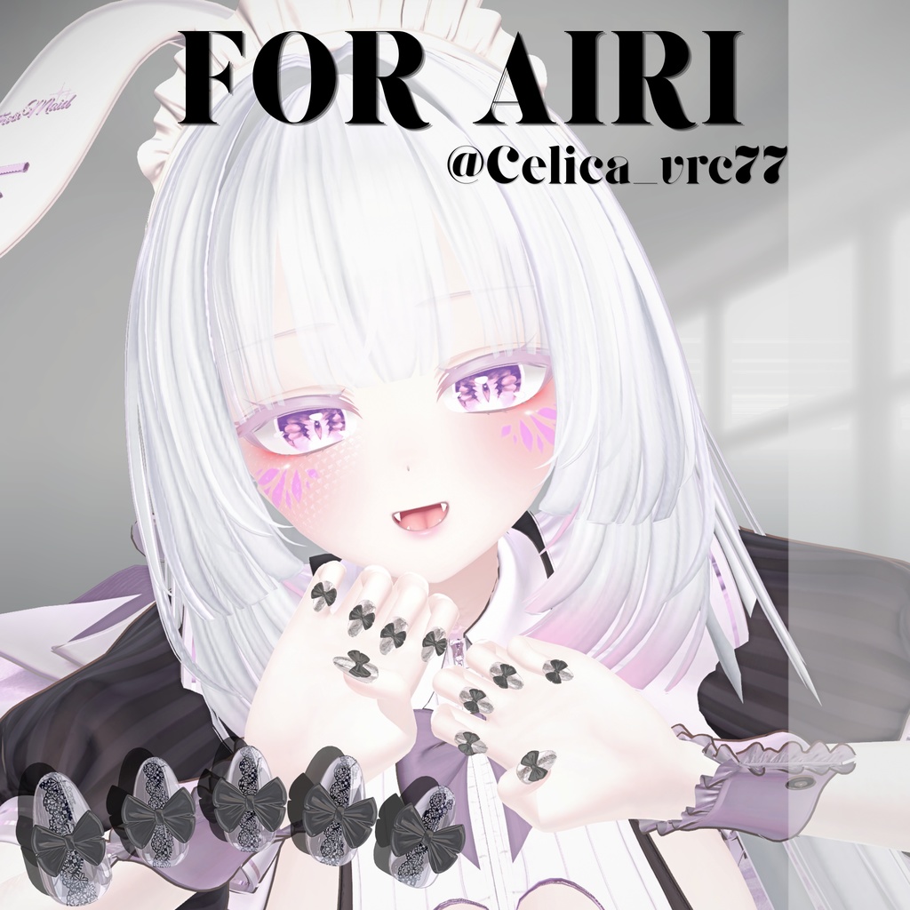 【4/20までSALE🎀】29アバター対応SheerLaceNail