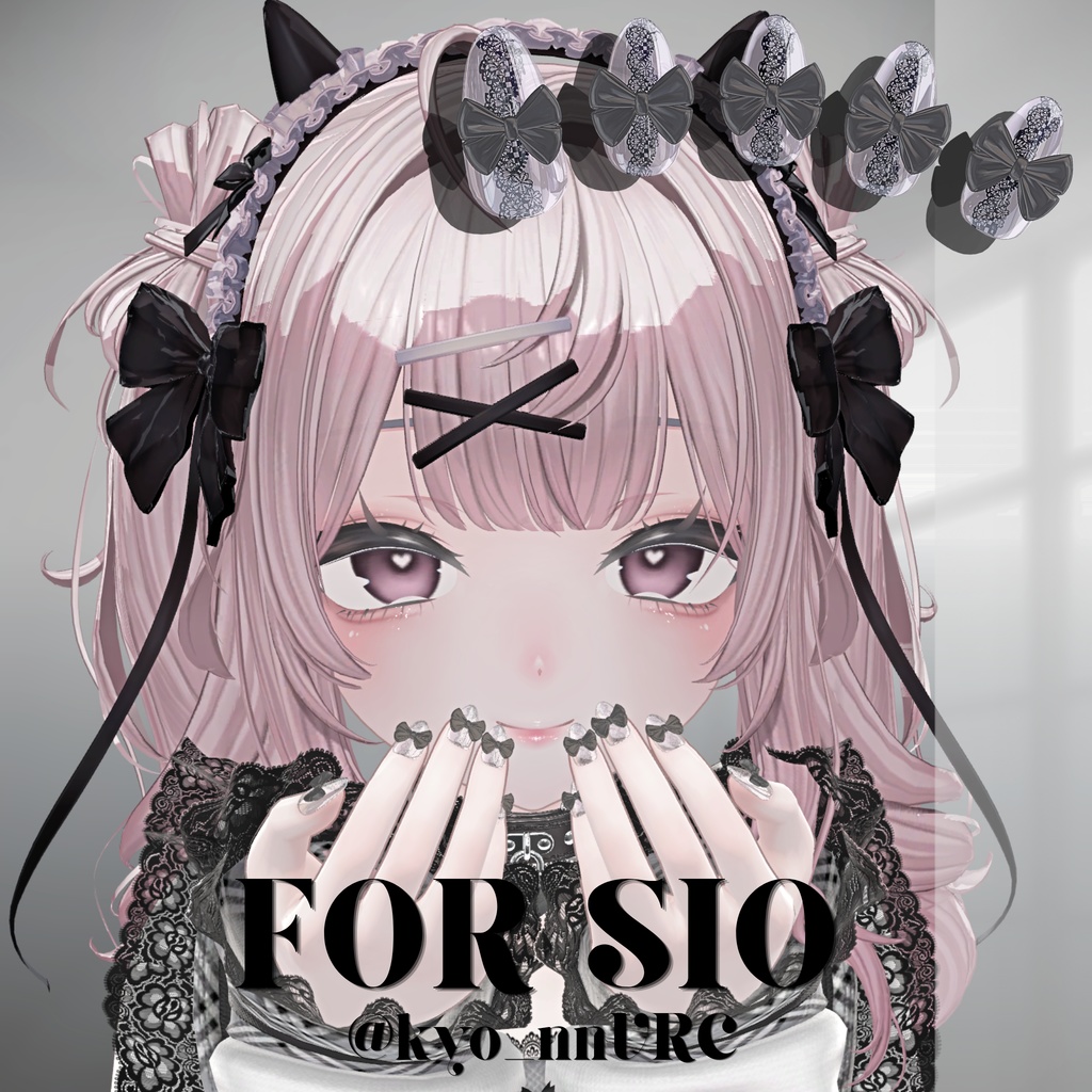 【4/20までSALE🎀】29アバター対応SheerLaceNail