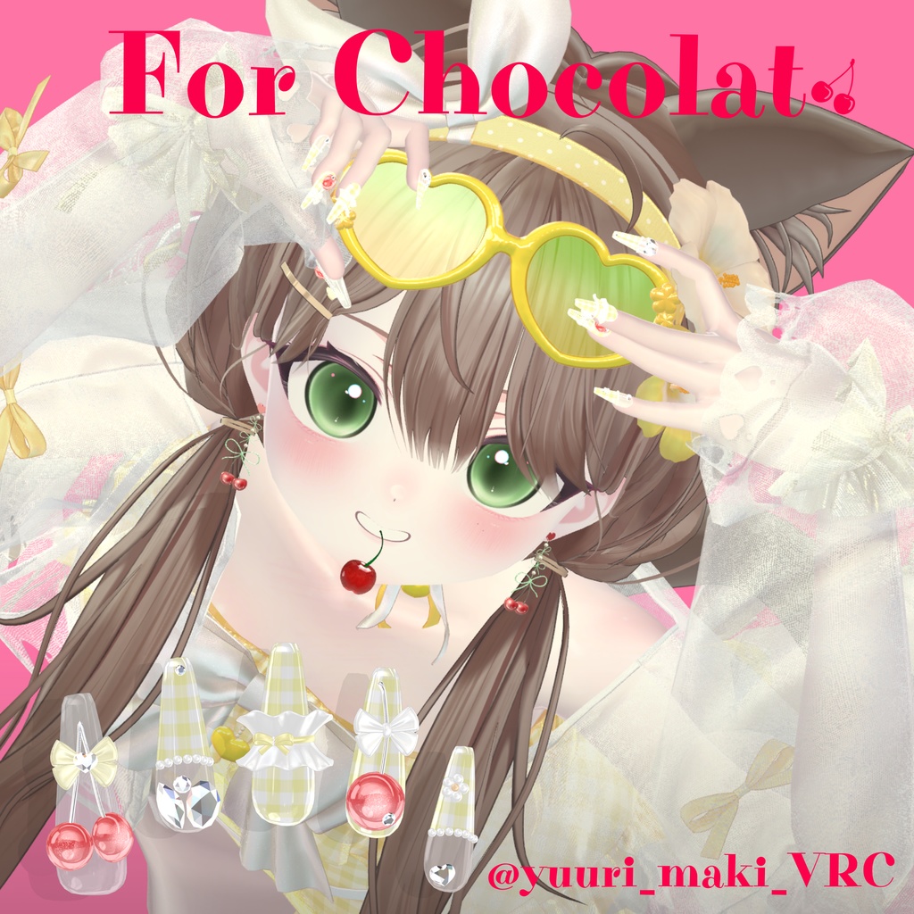 5/7までSALE🍒30アバター対応 Cherrynail2