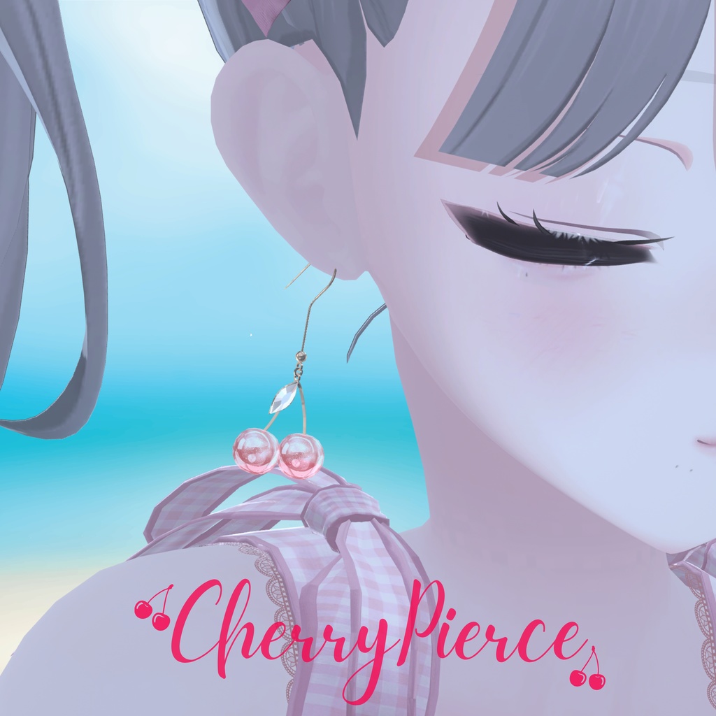 【5/7までSALE&ピアス無料】30アバター対応🍒Cherrynail2、CherryPierce