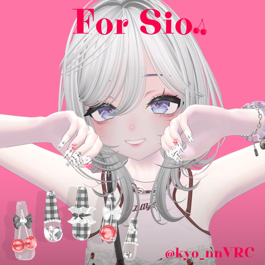5/7までSALE🍒30アバター対応 Cherrynail2