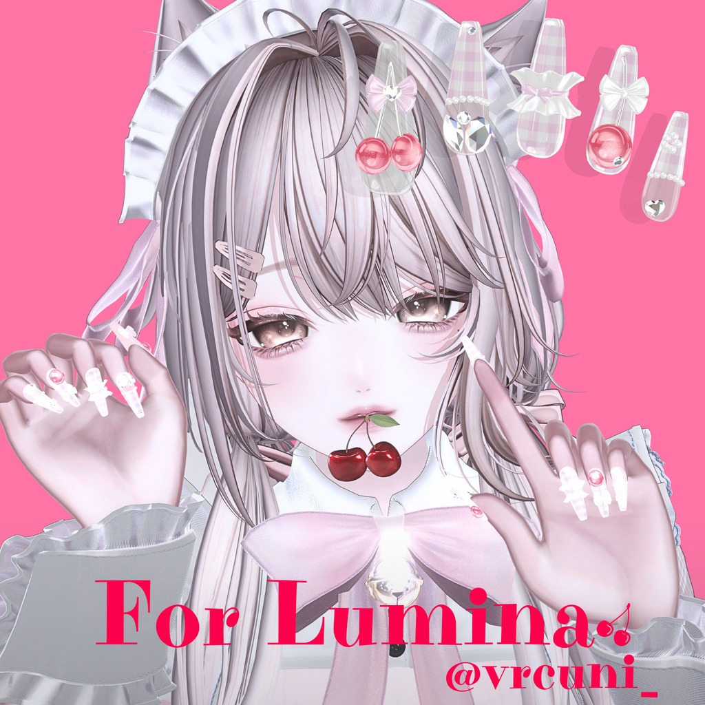 5/7までSALE🍒30アバター対応 Cherrynail2