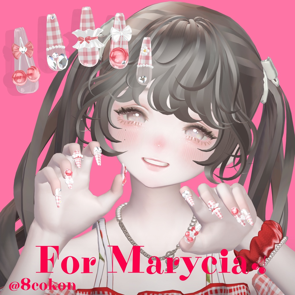 5/7までSALE🍒30アバター対応 Cherrynail2