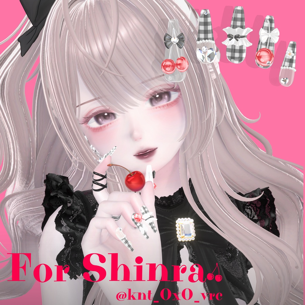 5/7までSALE🍒30アバター対応 Cherrynail2