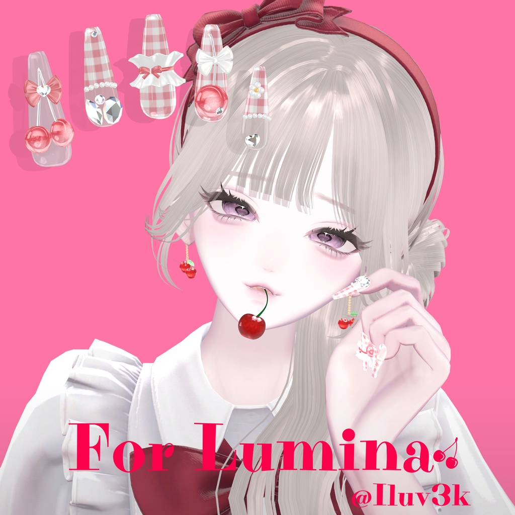 5/7までSALE🍒30アバター対応 Cherrynail2