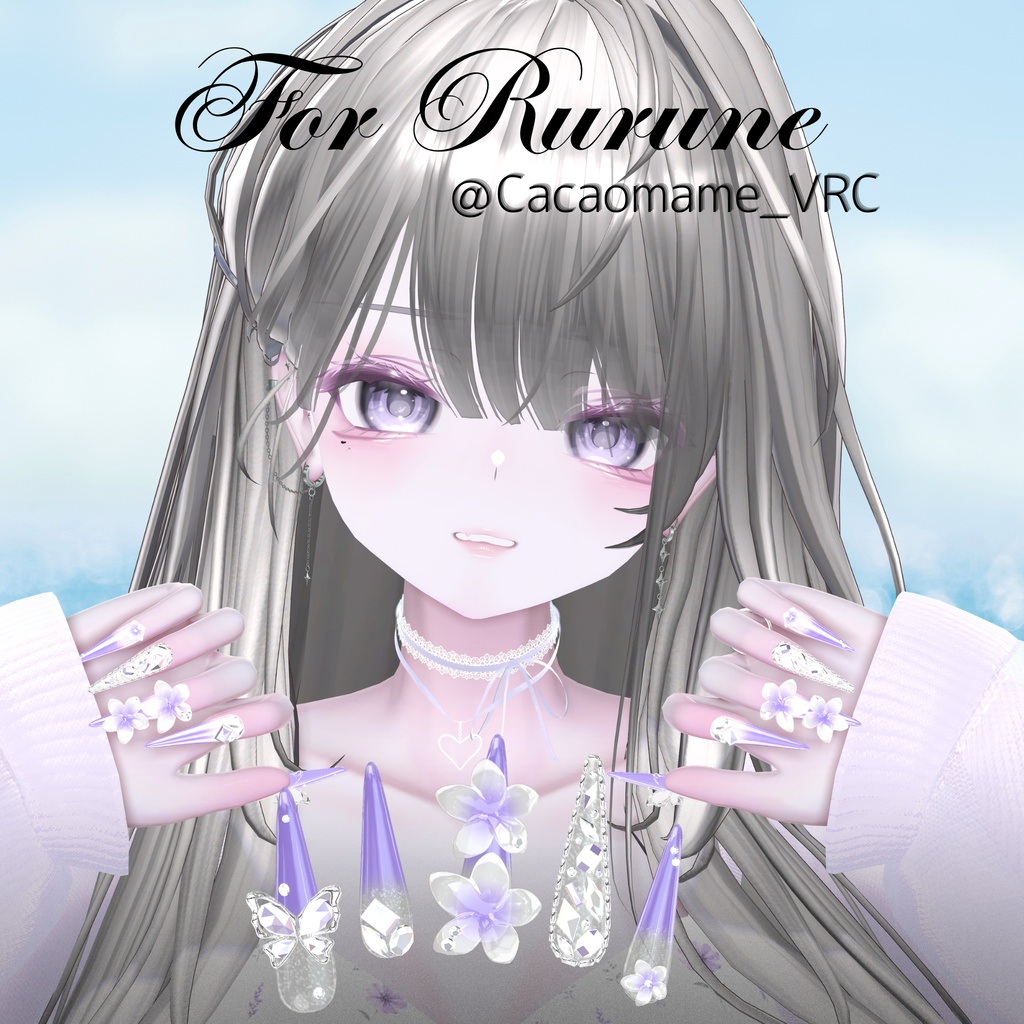 24アバター対応💎PlumeriaNail
