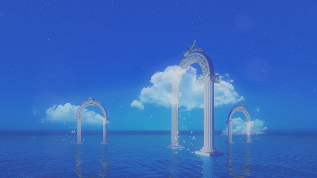 【Vtuber/動く配信背景】海の門