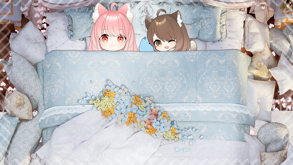 【Vtuber/動く配信背景】冬のキルト PV Game VTB