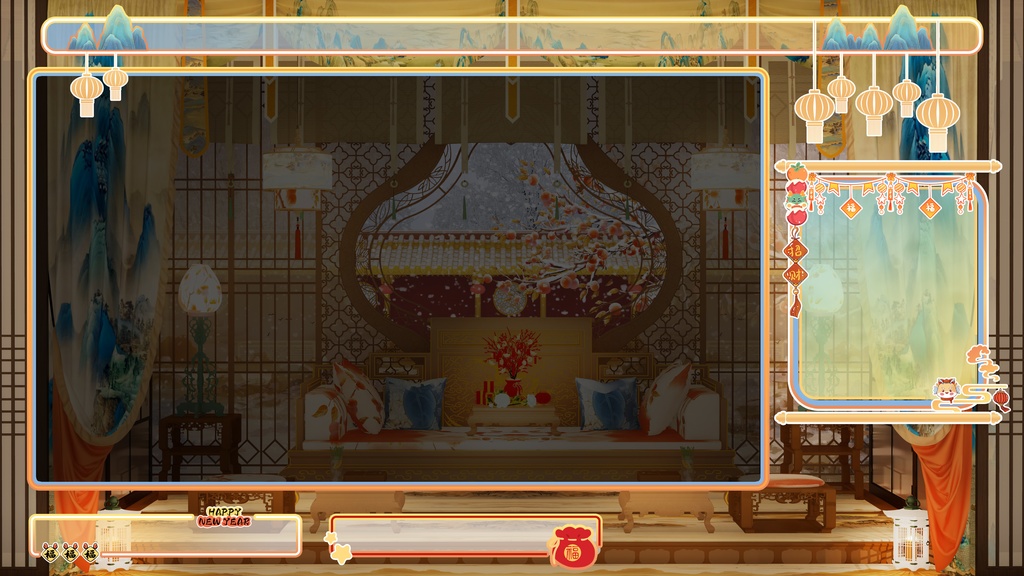 【Vtuber/動く配信背景】新春の休日 春祭り 新年 PV Game VTB