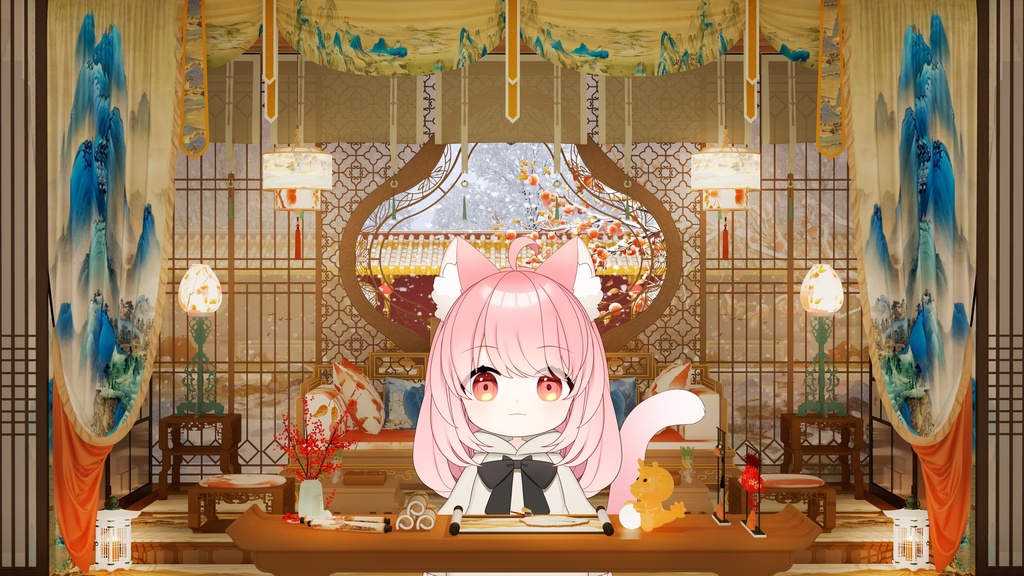 【Vtuber/動く配信背景】新春の休日 春祭り 新年 PV Game VTB