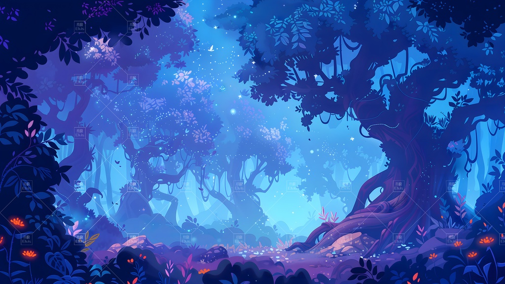 【Vtuber/動く配信背景】秘密の森 01-01