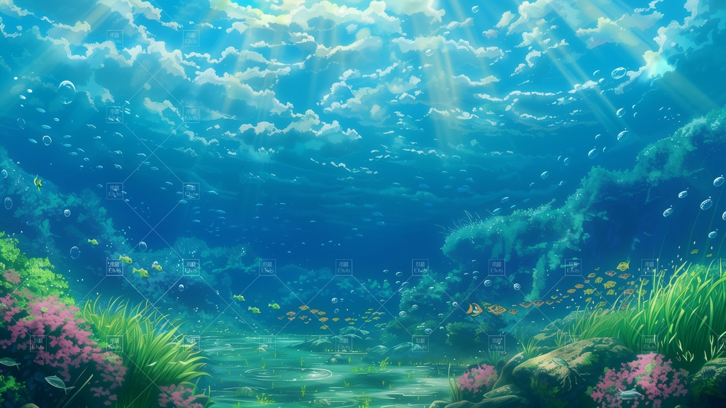 【Vtuber/動く配信背景】海洋秘境 01-04