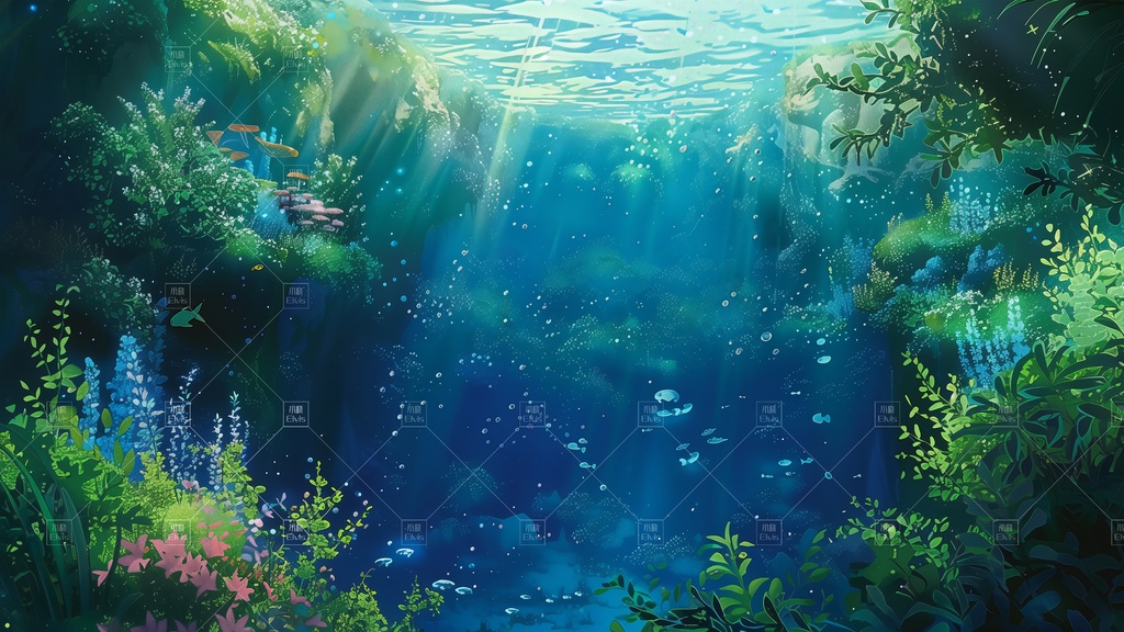 【Vtuber/動く配信背景】海洋秘境 01-04