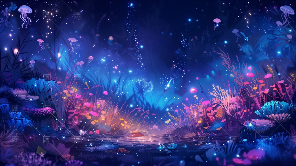 【Vtuber/動く配信背景】きらびやかな海 01-05