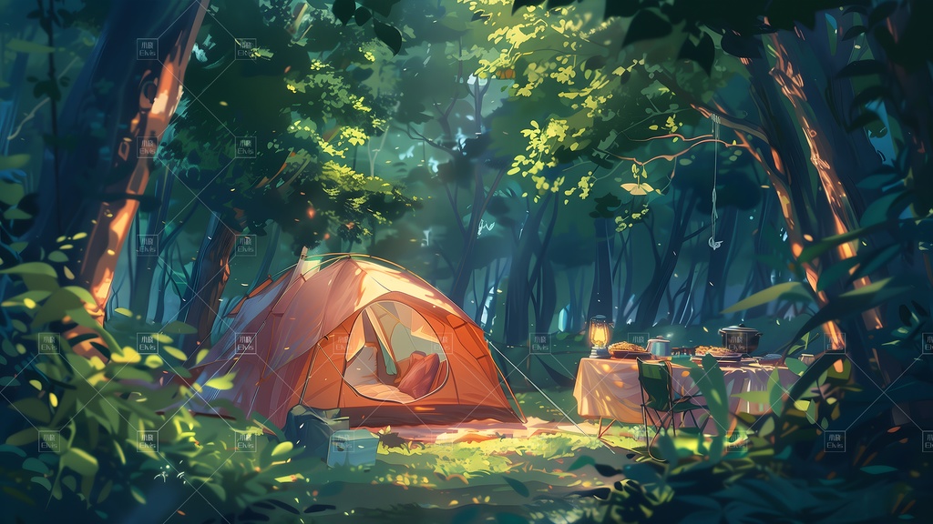 【Vtuber/動く配信背景】休日キャンプ 01-07