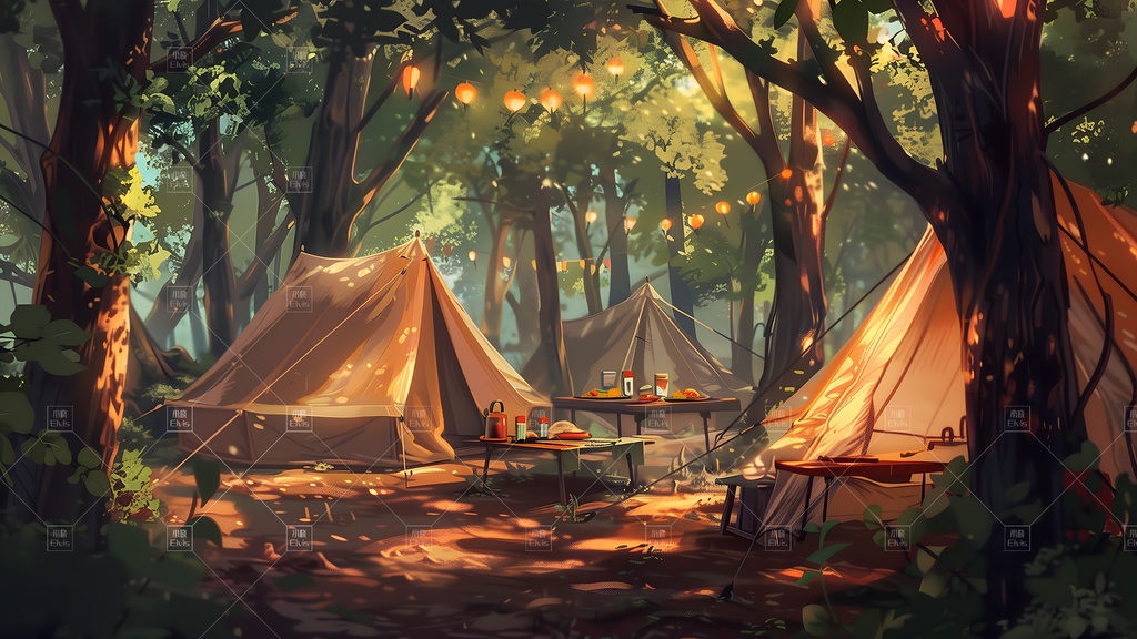 【Vtuber/動く配信背景】休日キャンプ 01-07