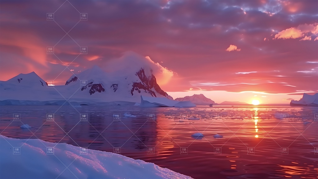 【Vtuber/動く配信背景】北極の風景 北极风光 01-08