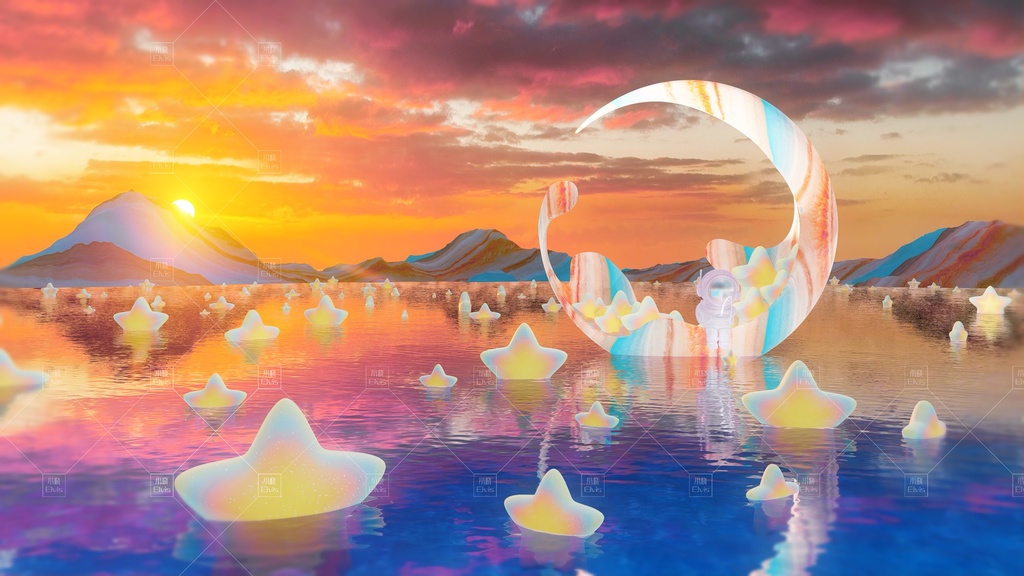 【Vtuber/動く配信背景】星海月海