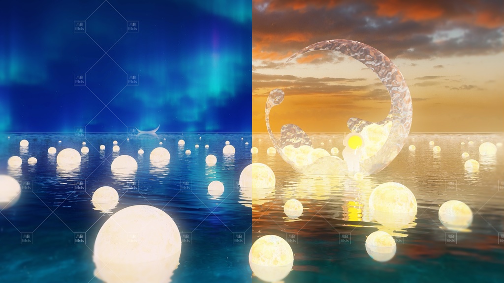 【Vtuber/動く配信背景】星海月海