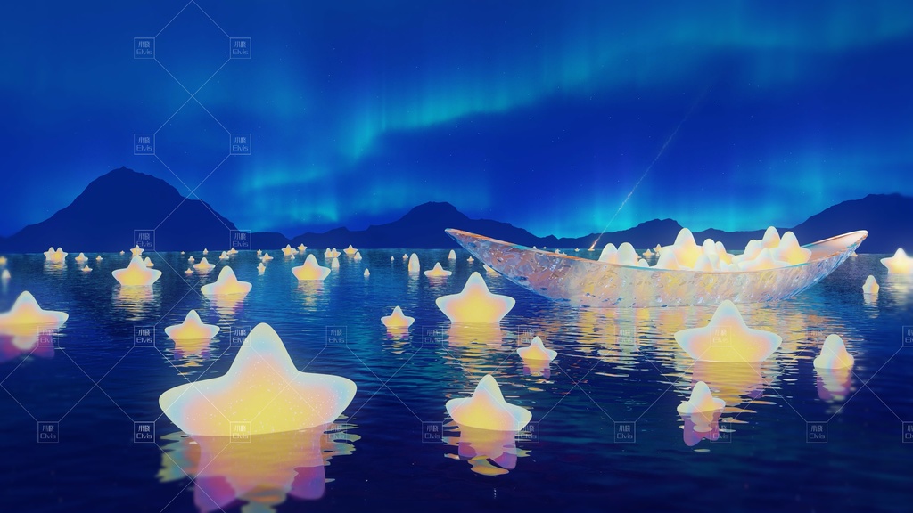 【Vtuber/動く配信背景】星海月海