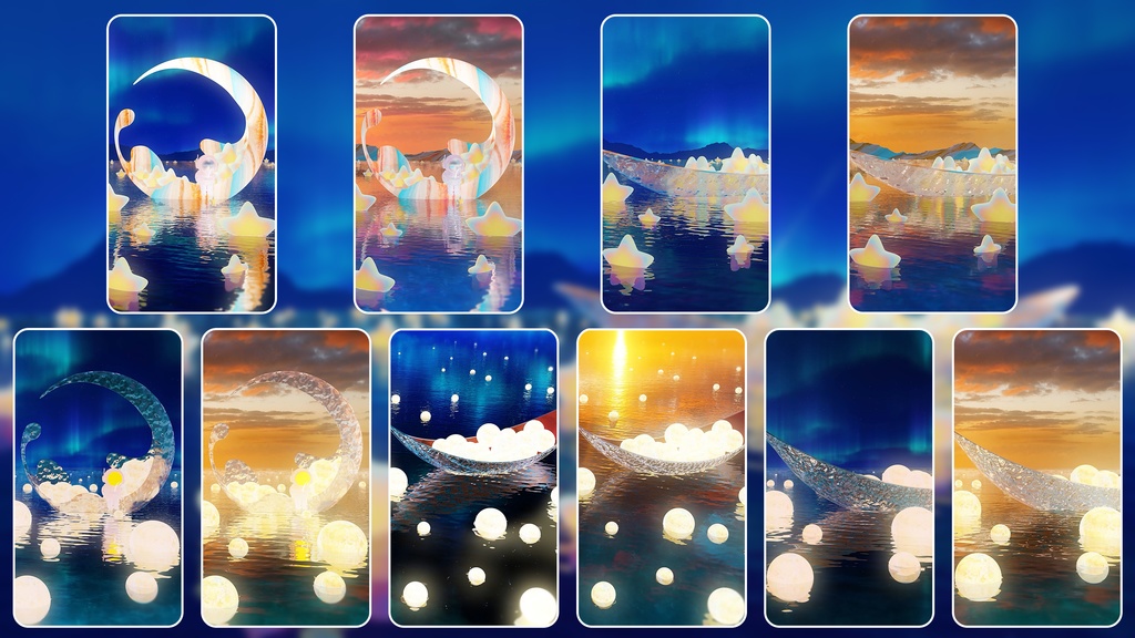 【Vtuber/動く配信背景】星海月海