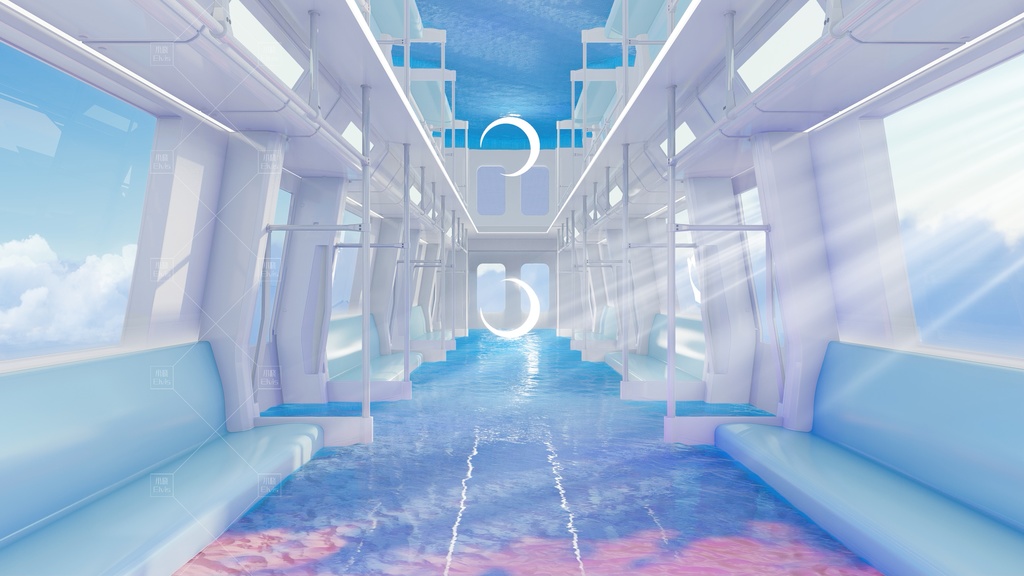 【Vtuber/動く配信背景】夢核列車 かいよう 花海 PV Game VTB