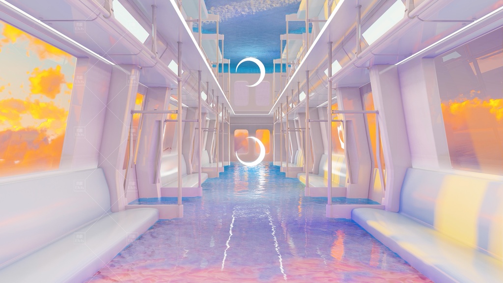 【Vtuber/動く配信背景】夢核列車 かいよう 花海 PV Game VTB