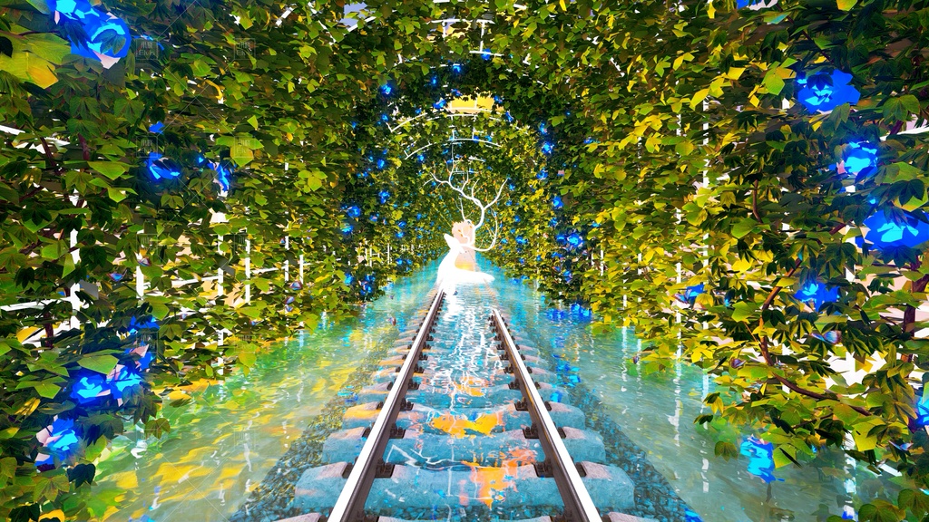 【Vtuber/動く配信背景】夢核列車 れっしゃきどう PV Game VTB