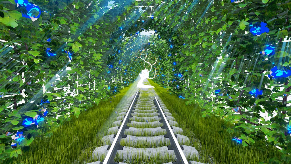 【Vtuber/動く配信背景】夢核列車 れっしゃきどう PV Game VTB