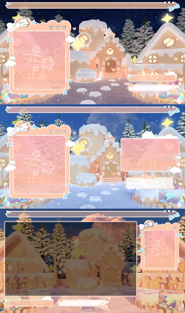 【Vtuber/動く配信背景】ケーキ 小さな庭 PV Game VTB