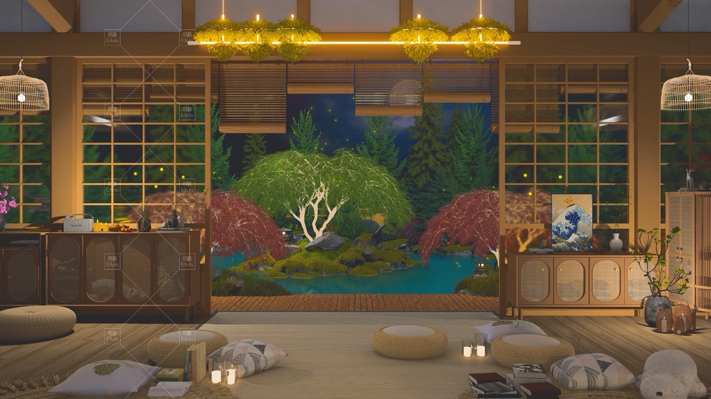 【Vtuber/動く配信背景】研究の中庭 PV Game VTB