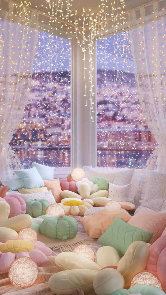 【Vtuber/動く配信背景】暖かさ 寝室 PV Game VTB