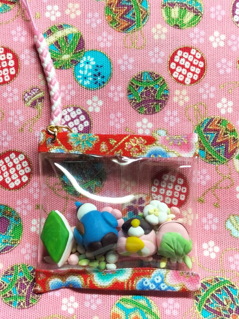 ひな祭りシャカシャカストラップ