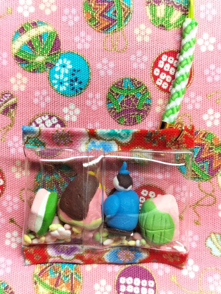 ひな祭りシャカシャカストラップ