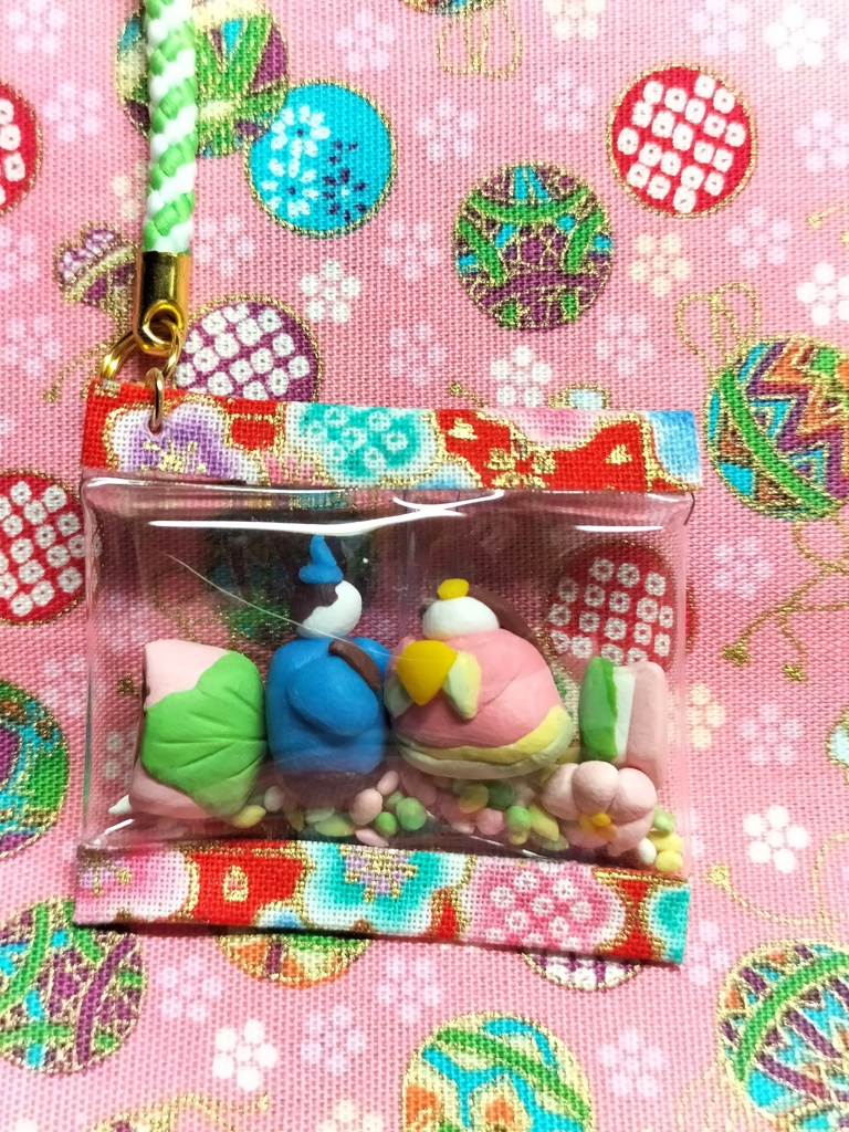 ひな祭りシャカシャカストラップ