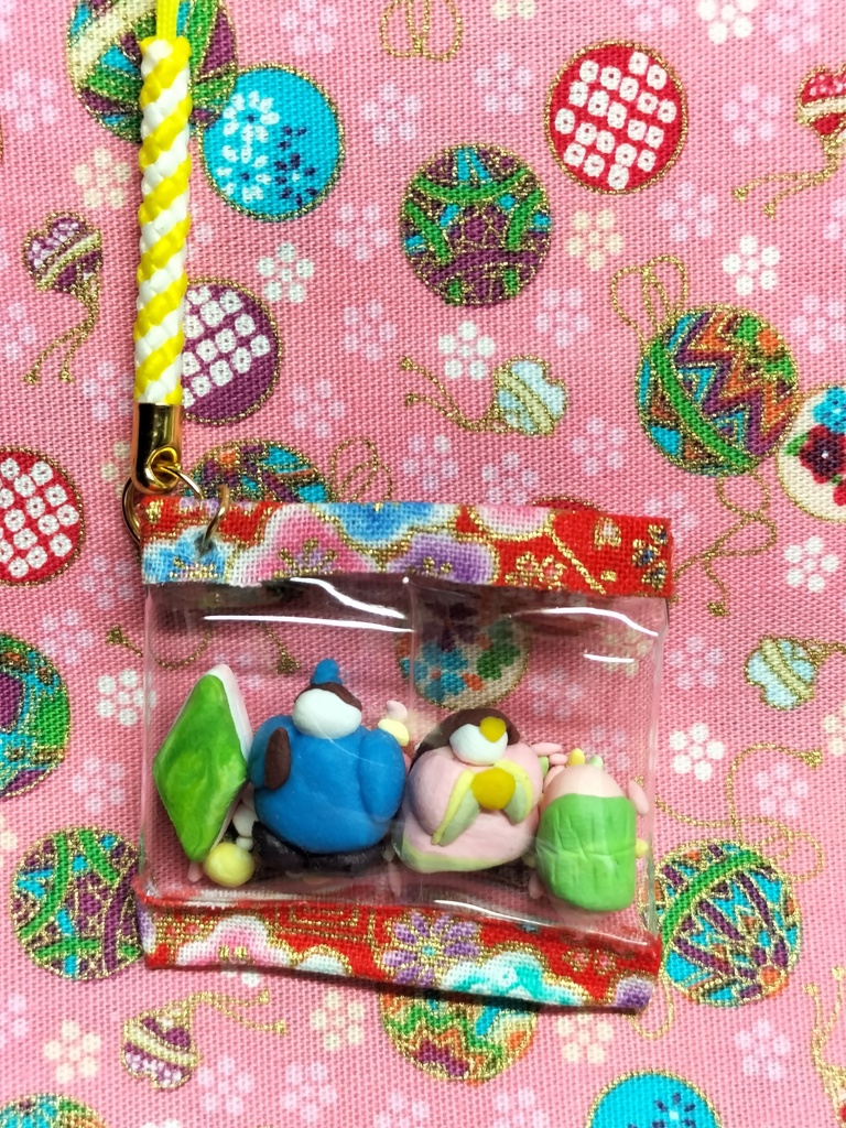 ひな祭りシャカシャカストラップ