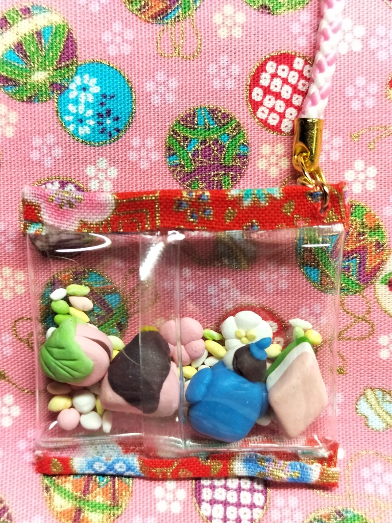 ひな祭りシャカシャカストラップ