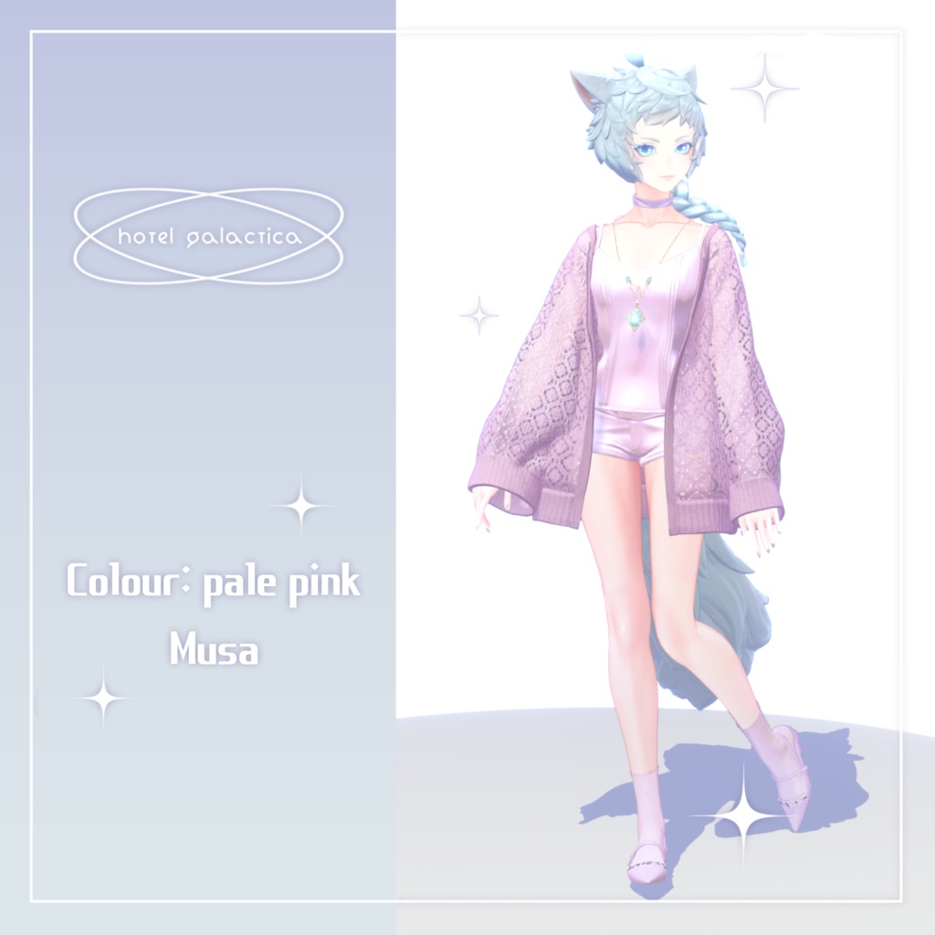 オリジナル3D衣装モデル【Summer Silk】