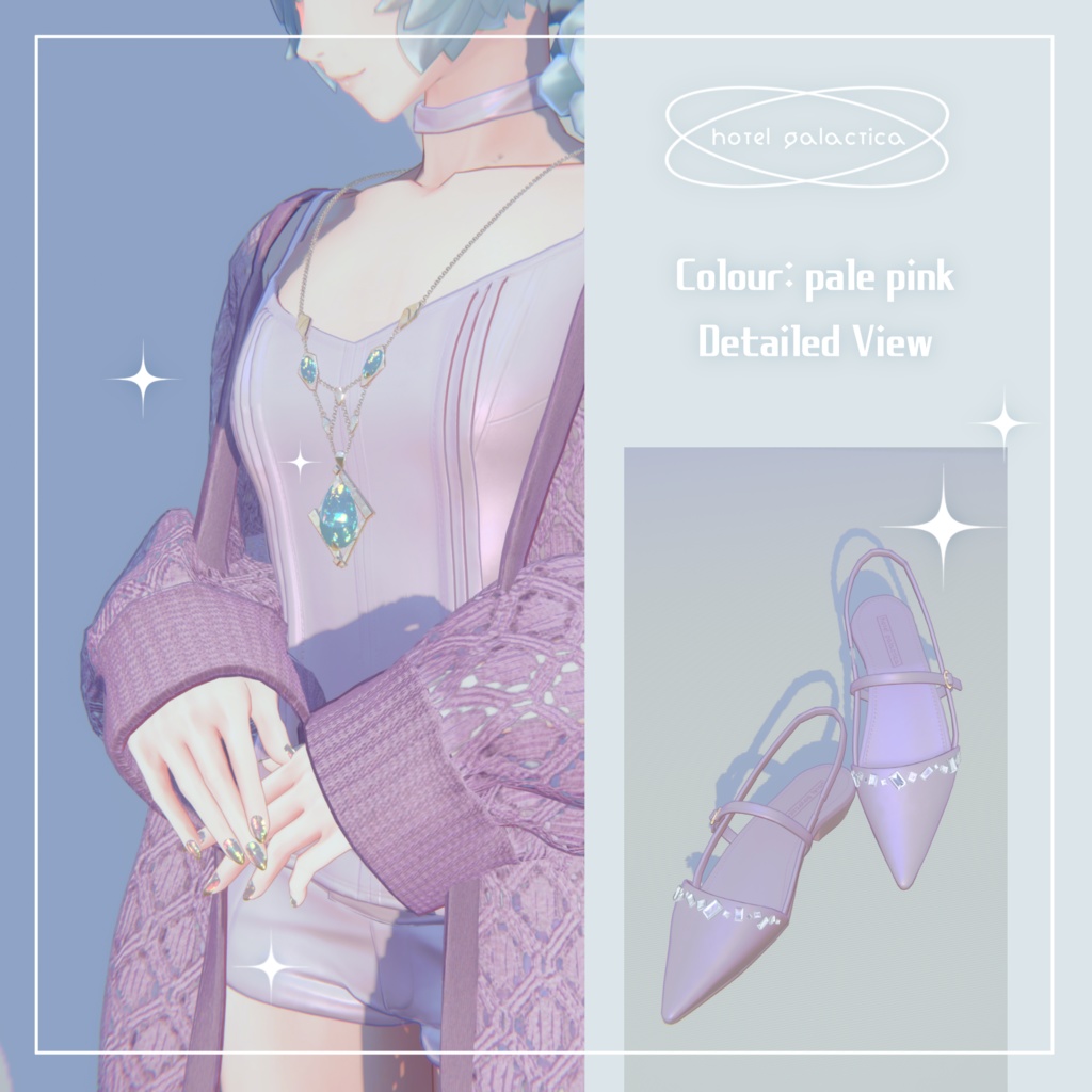 オリジナル3D衣装モデル【Summer Silk】