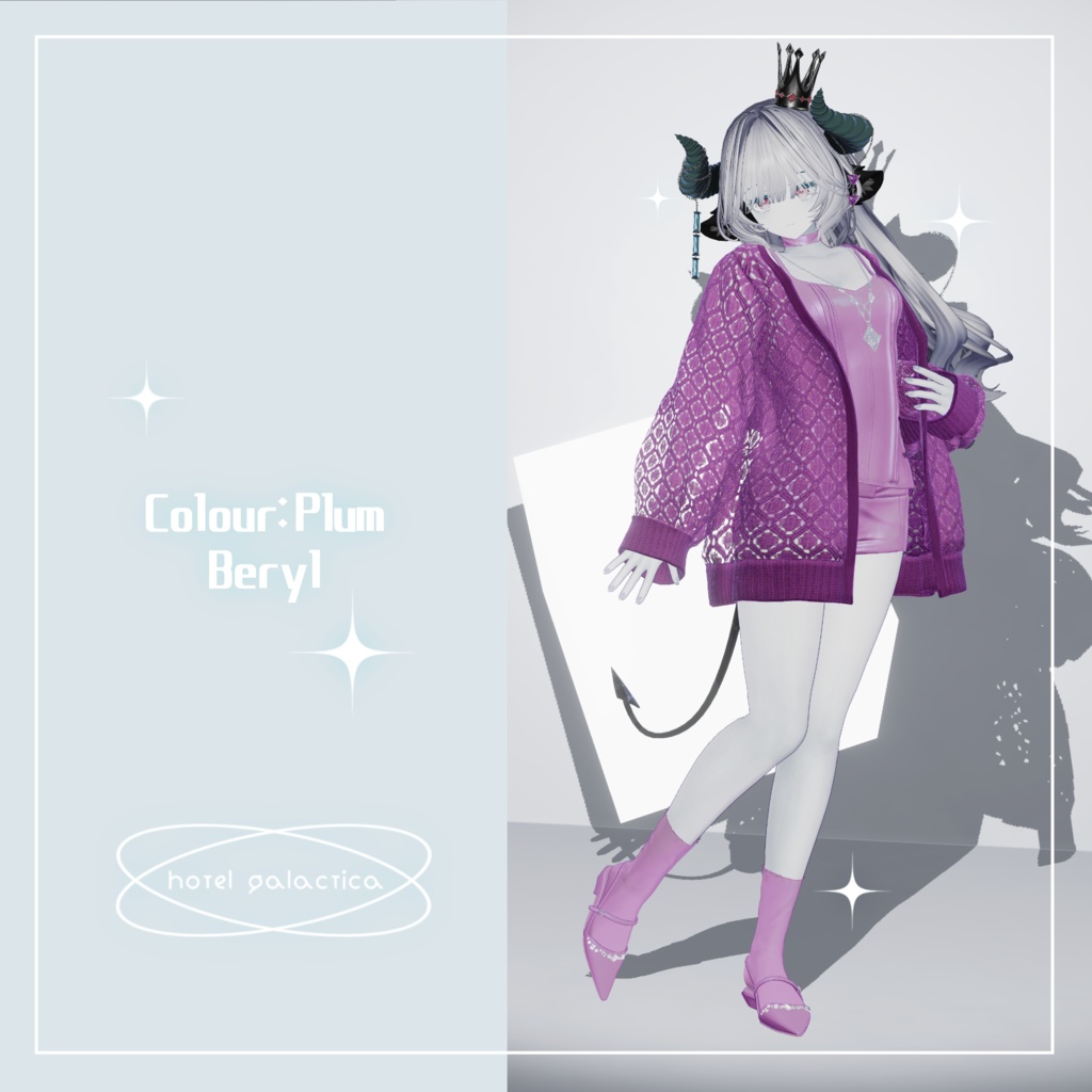 オリジナル3D衣装モデル【Summer Silk】