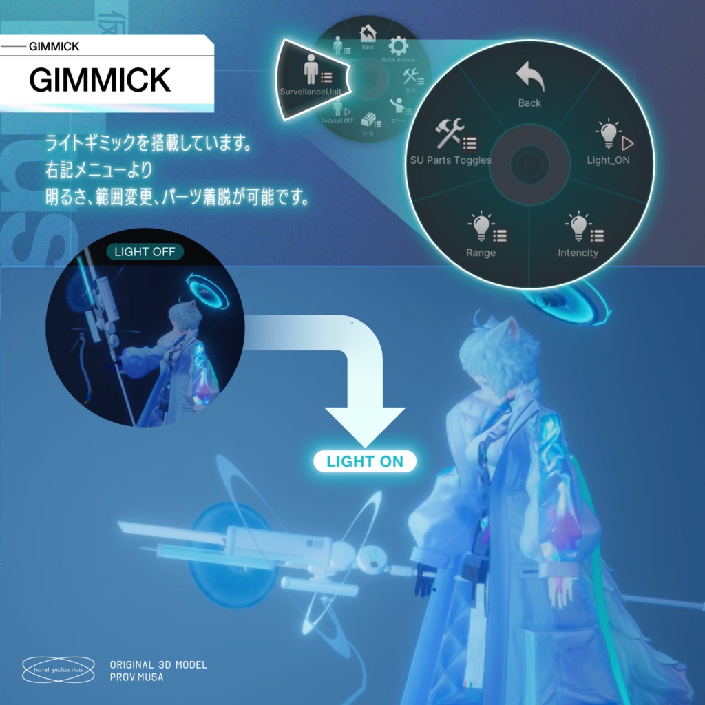 「仮称:Musa」オリジナル3Dモデル