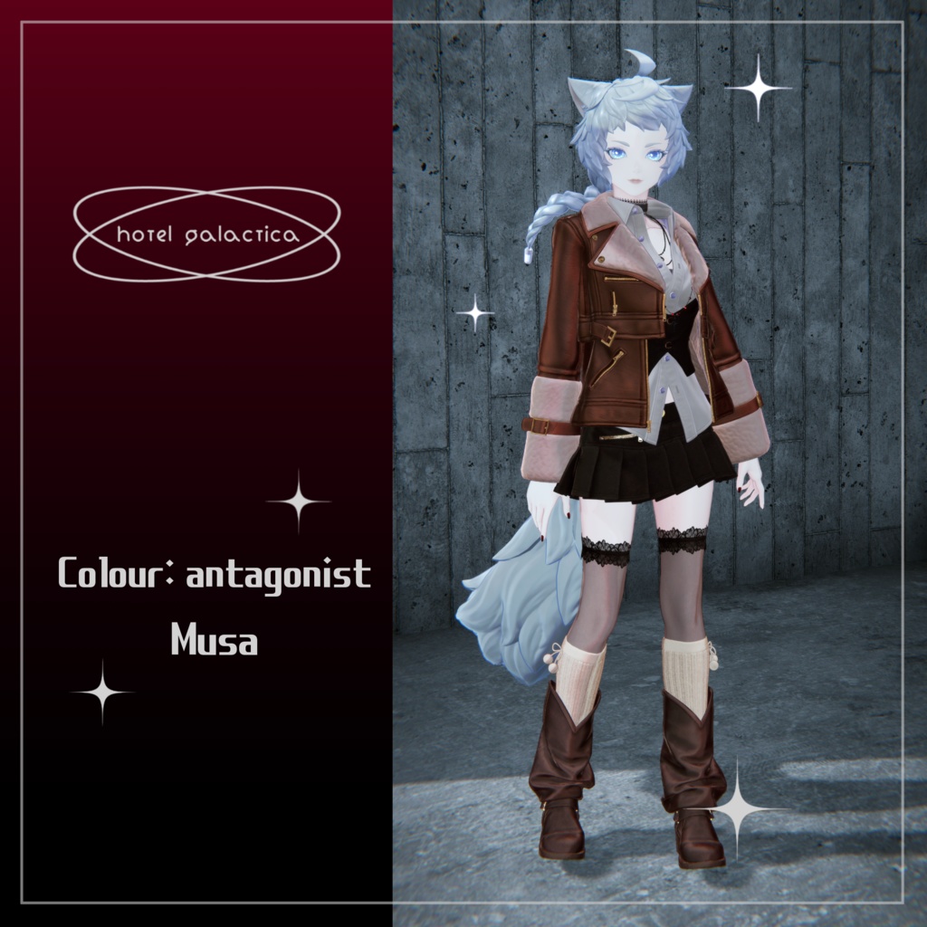 オリジナル3D衣装モデル【Horrific Romance】